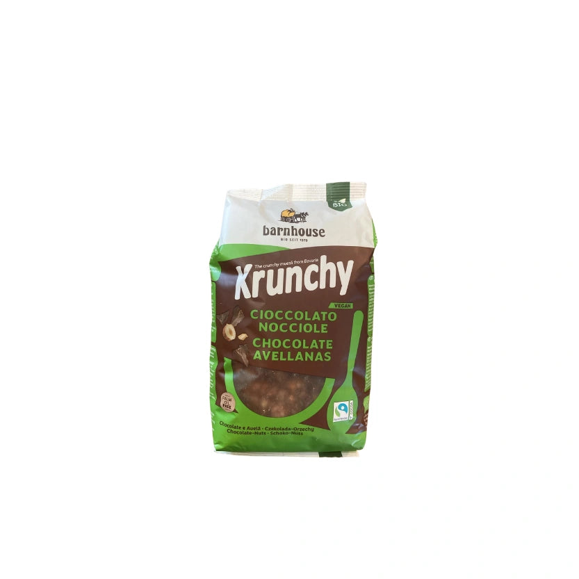 KRUNCHY CIOCCOLATO E NOCCIOLE BARNHOUSE 375GR