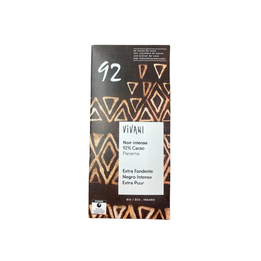 CIOCCOLATO EXTRA FONDENTE 92% VIVANI 80GR