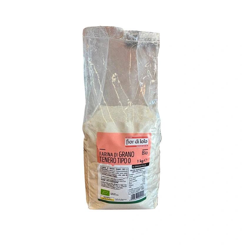 FARINA DI GRANO TENERO TIPO 0 FIOR DI LOTO 1KG