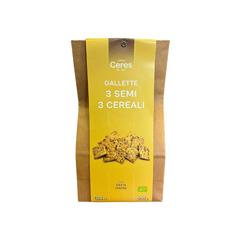 GALLETTE 3 SEMI 3 CEREALI CERES 200GR