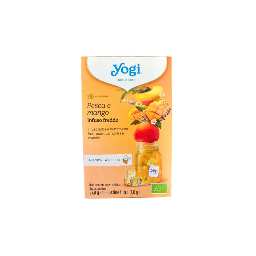 PESCA E MANGO INFUSO FREDDO YOGI 15 BUSTINE