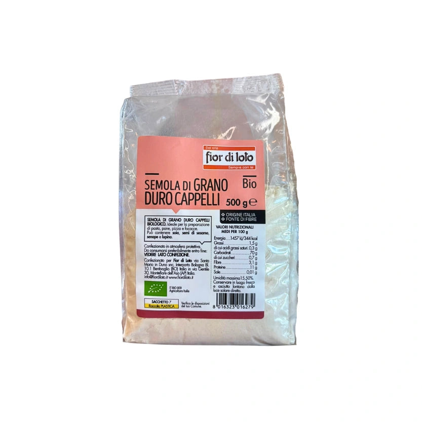SEMOLA DI GRANO DURO CAPPELLI FIOR DI LOTO 500GR